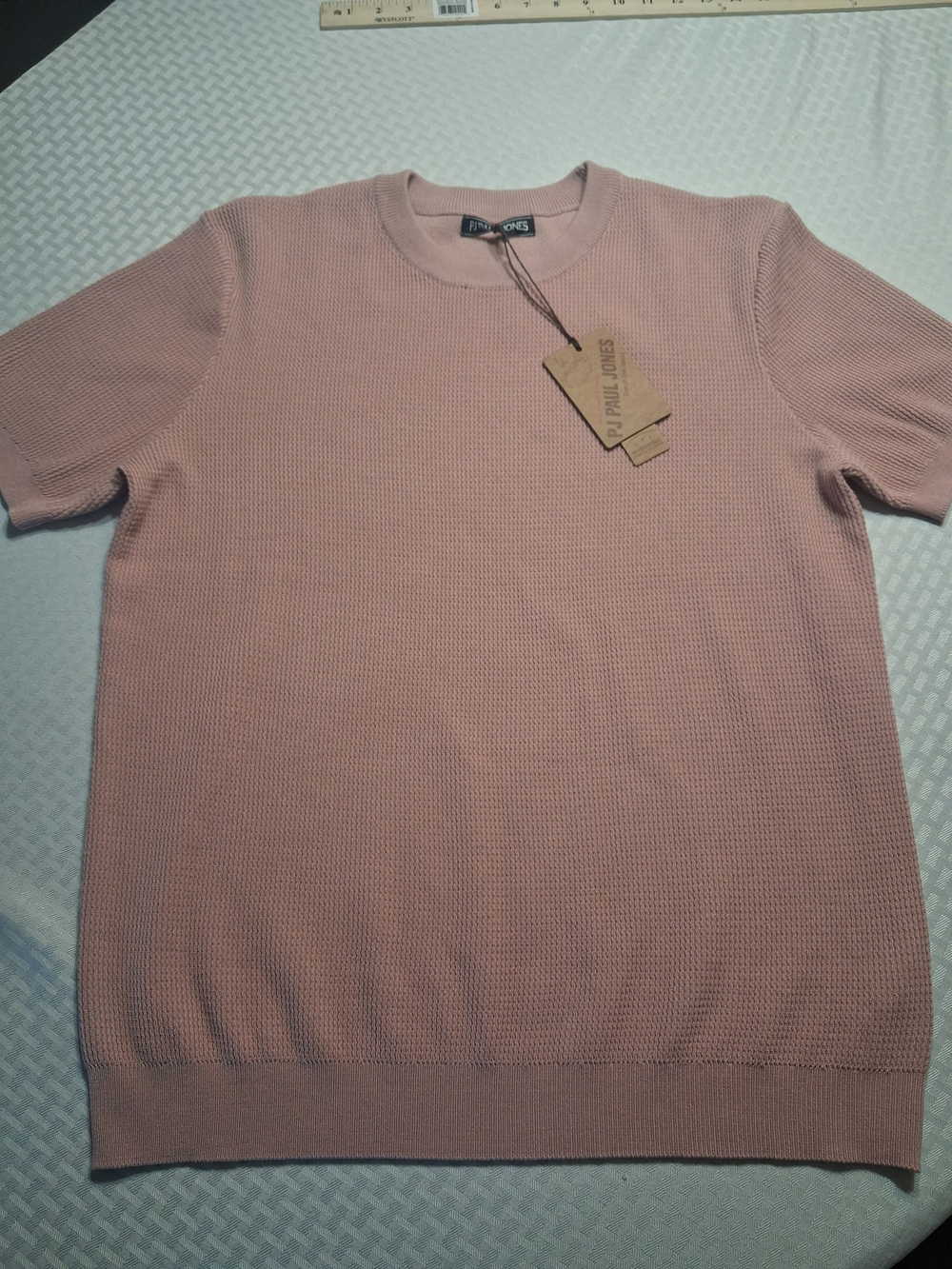 Paul Jones Dusty Pink Short-Sleeve Knit Top